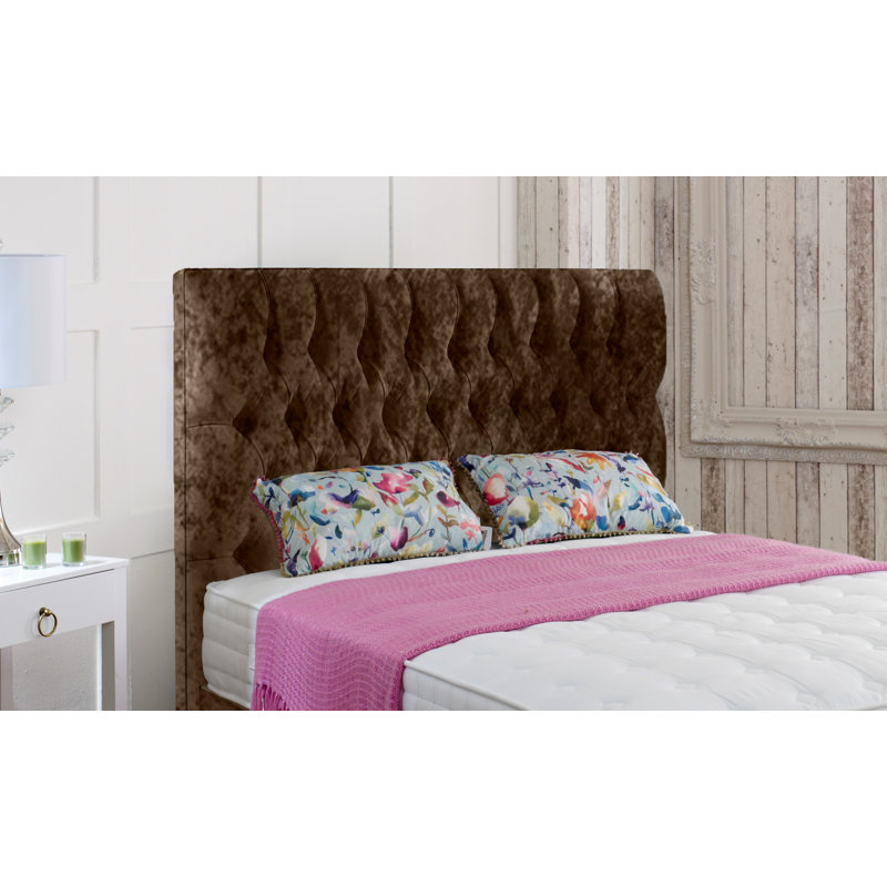 Westbrook Upholstered Headboard, Small Single, Brown
