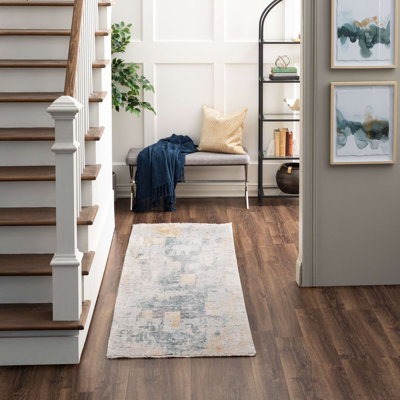 Tapis bleu Karastan Rugs Nostalgic