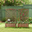 Handmade Wood Planter Box-1978602085