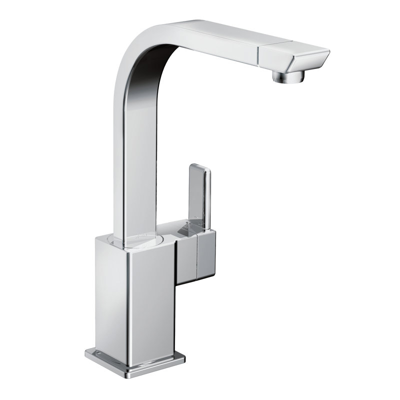 90 Degree Single Handle Kitchen Faucet, Chrome