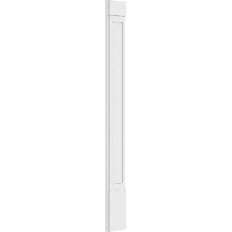 Pilâtre en PVC TruCraft (la paire), H 90 po x l 4 po x P 2 po, Base et chapiteau standards