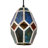 5.5"W Bouvier Metal And Glass Pendant