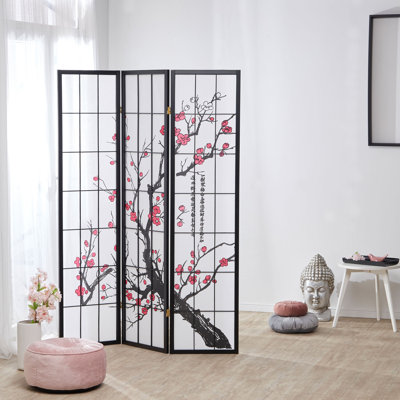 Room Divider Mouffetard Screen Partition Shoji Room Divider Wood