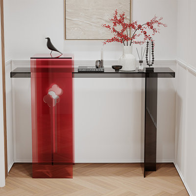 Console moderne et multifonctionnelle en acrylique