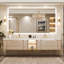 Miroir de salle de bain à DEL rétroéclairé sans cadre certifié Lunara UL-277096527