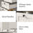61.8" Modern Farmhouse Executive Desk-2128274033