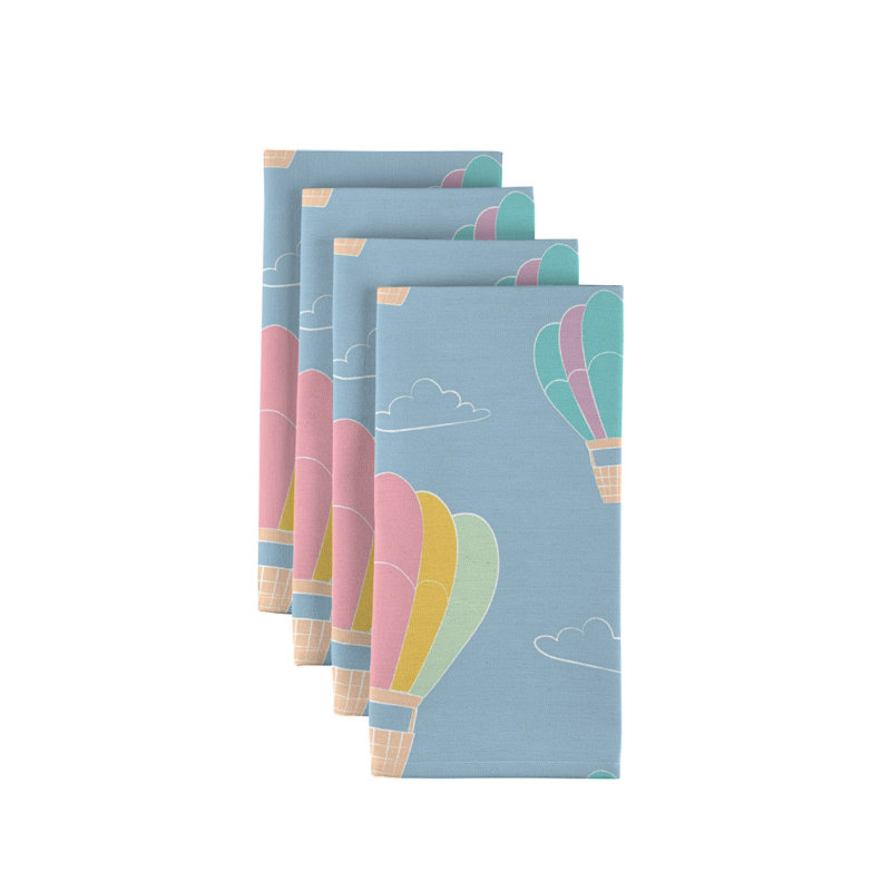 Polyester Abstract Square Napkin