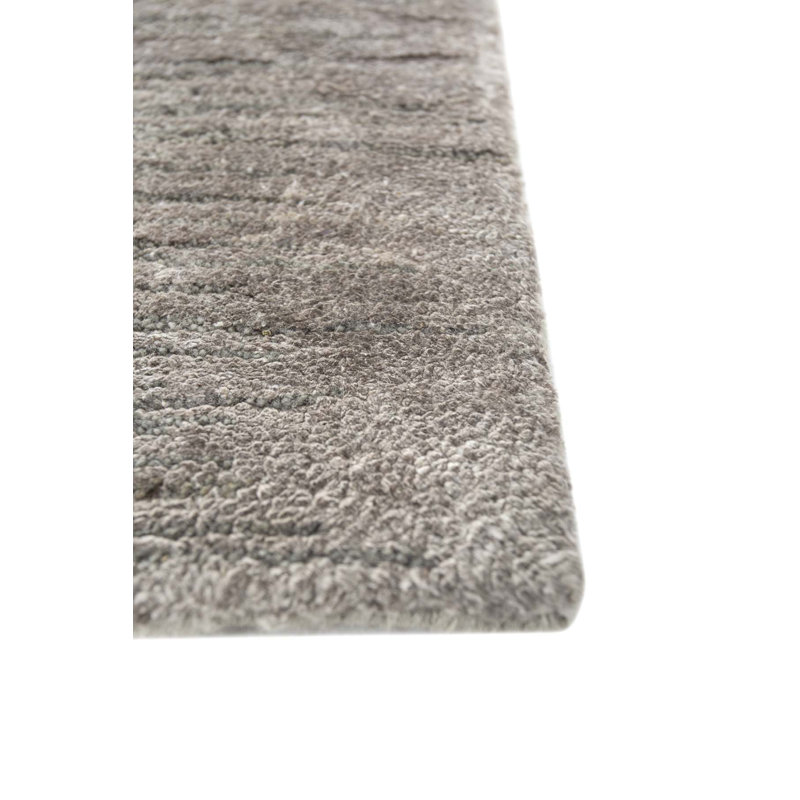 Contemporary One-of-a-Kind Rectangle 8' x 10'1" Rectangle Wool Area Rug in Brown