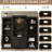 78.75'' 3-Piece Bookcase Set With 5-Color Adjustable LED Ceiling Lights-700359191