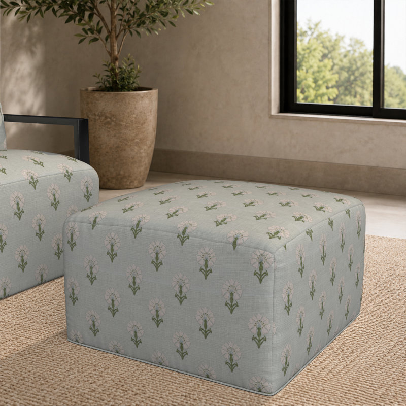 Repose-pieds Eliana Sunbrella, Sunbrella Mira Celeste