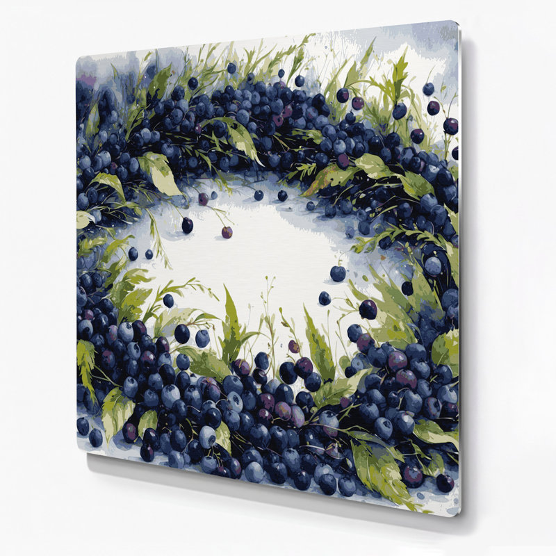 Art mural en métal Fruit, H 12 po x l 12 po