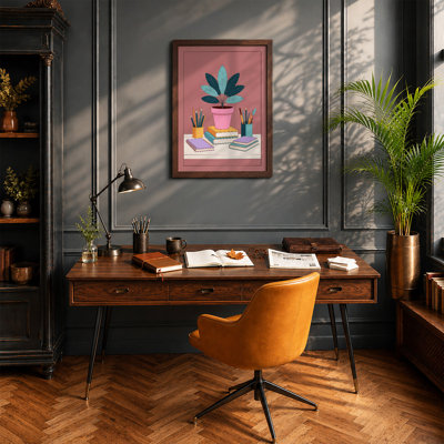 Art Studio Arrangement Modern - Framed Print