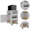 Armoire à micro-ondes à 4 tablettes avec roulettes blanc Design Design moderne et élégant