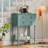 Narrow Console Table, Slim Sofa Table With Three Storage Drawers And Bottom Shelf-105500985