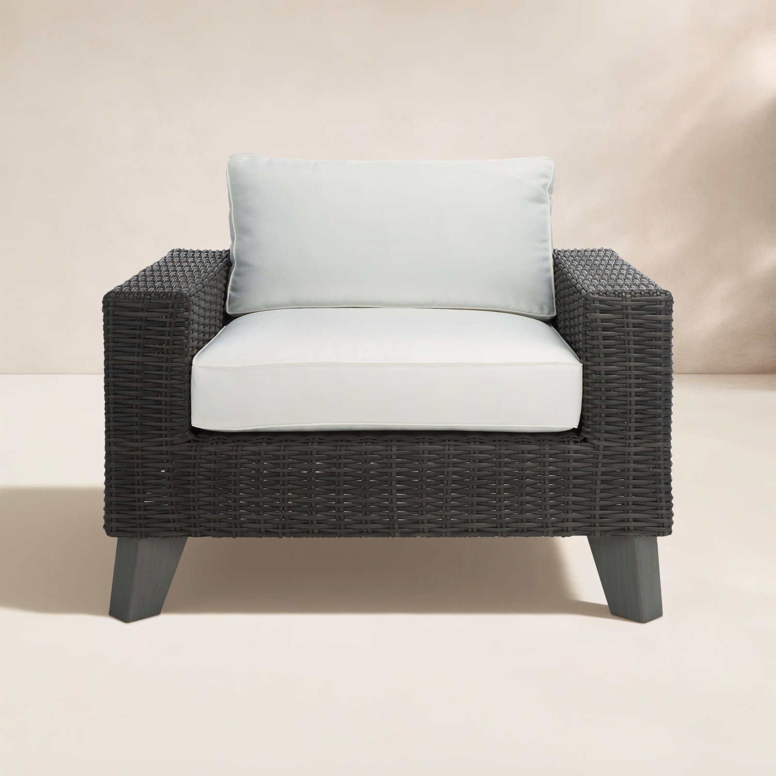 Swifton Patio Lounge Chair, Dark Gray