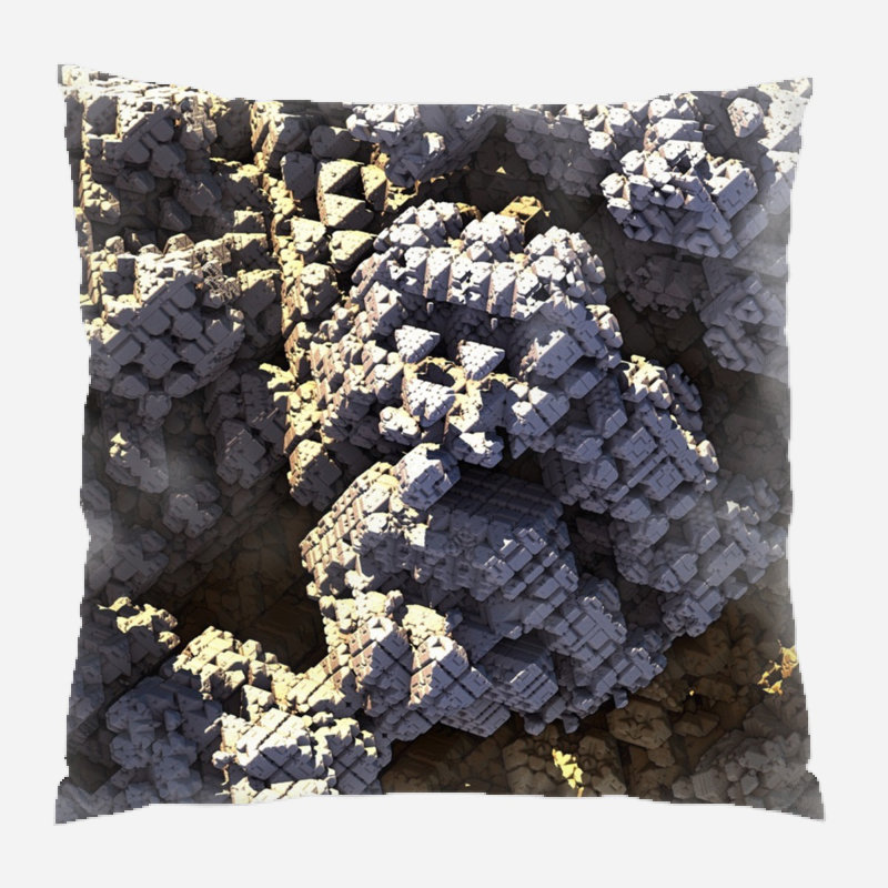 Microsuede Reversible Throw Pillow