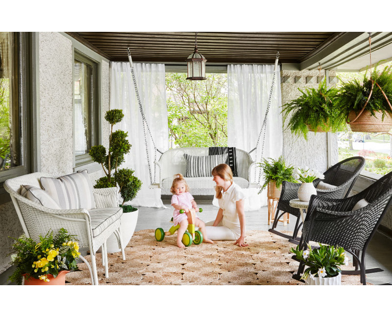 All Seasons Porch Swing, Ebony