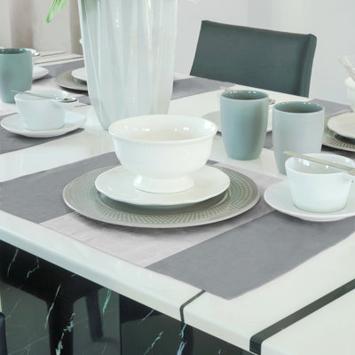 Polyester Striped Rectangle Placemat