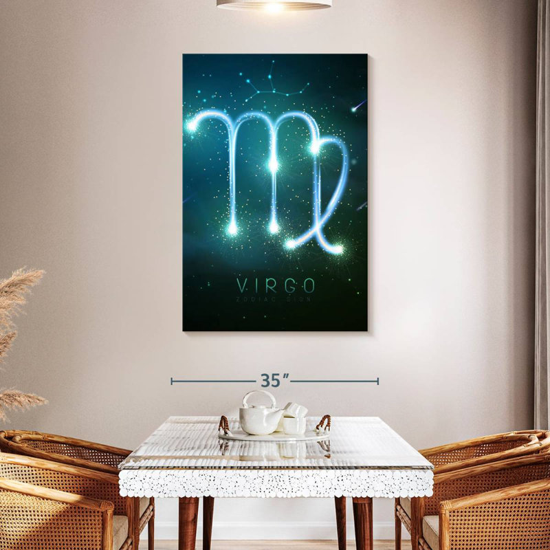 Adella Virgo Sign, 48" H x 32" W