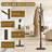 Free Standing Coat Rack With 8 Hooks And Spare Hooks, Solid Rubberwood Hall Tree For Coats, Hats, And Bags, Entryway And Hallway Organizer With Square Base