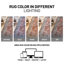 Tapis oriental lavable à la machine rouge / bleu Labarbera-1486061962