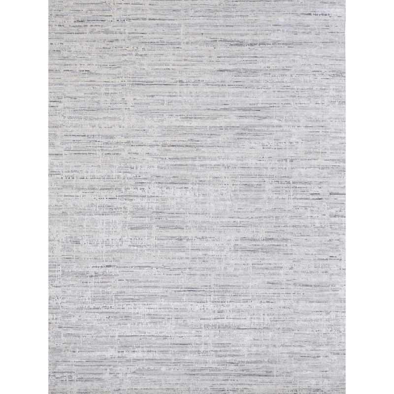 Tapis rectangulaire ivoire / mauve / gris, Rectangle de 10 pi x 14 pi