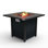 Square Iron Propane Smokeless Fire Pit Table