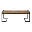 Banc industriel en bois et métal-2092248723
