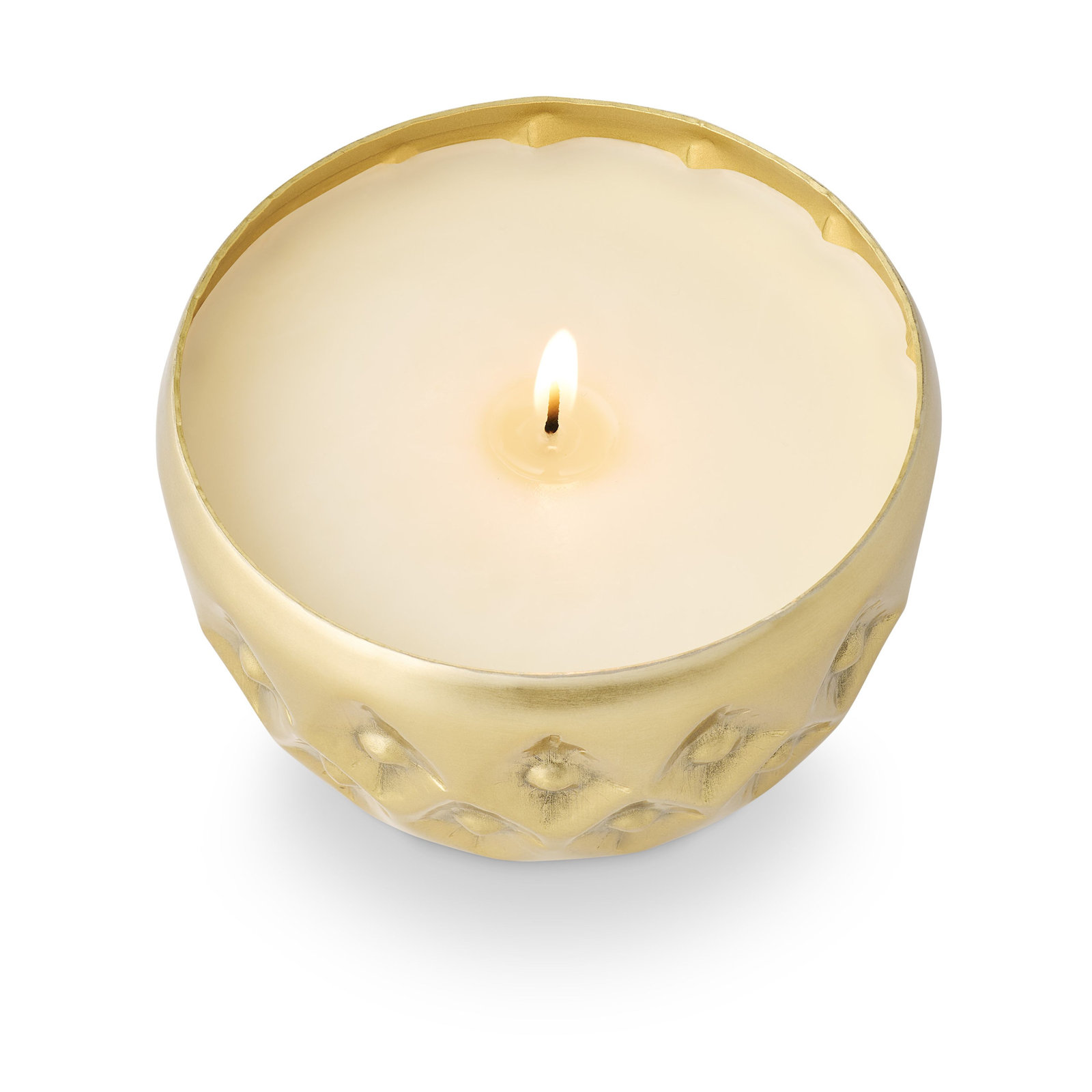 Balsam & Cedar Metal Scented Candle, Gold