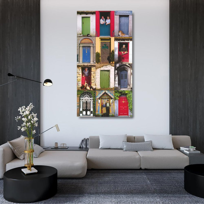 Portes irlandaises, H 48 po x l 25 po