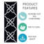 Tapis d'escalier intérieur antidérapant 9 po x 28 po Petworth-1913045856