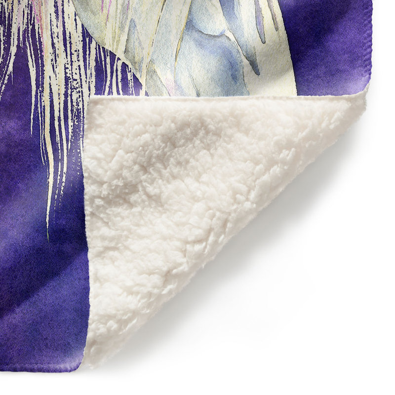 Couverture sherpa doux , 68 po x 80 po