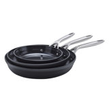 ZWILLING Motion Ceramic 3-Pc Aluminum Hard Anodized Ceramic Nonstick Fry Pan Set