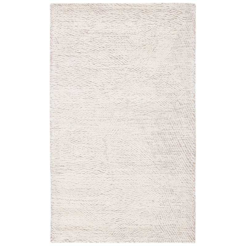 Metro Floral Area Rug In Natural / Ivory, Rectangle 69 x 122 cm