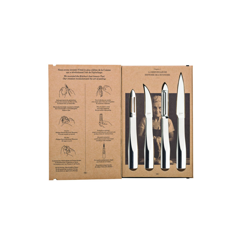 L'Econome By STARCK 4 - Piece Stainless Steel Assorted Knife Set