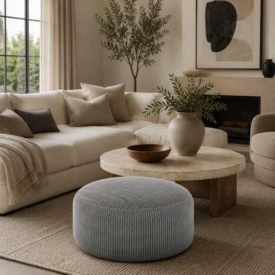 Fauteuil surdimensionné surdimensionné, fauteuil à billes de 4 pi, rembourrage en mousse à mémoire de forme, fauteuil à billes pour adultes et adolescents, canapé doux avec housse en tissu doux, canapé rond pour le salon, la chambre à coucher, le dortoir d'université.