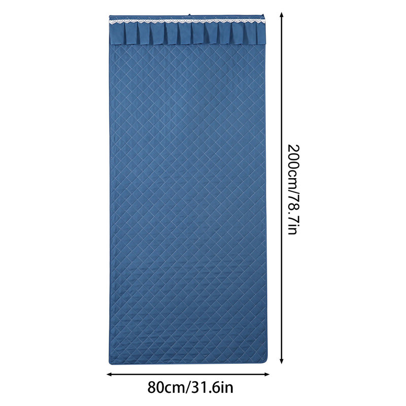 Kbndieu Thermal Insulated Door Curtain Fits Door Blocks Cold Retains Winter Warmth Upgraded Cloth Filled with Thicken Door Cover for Winter
