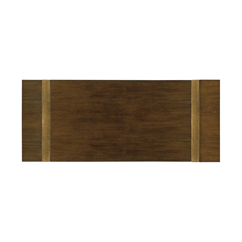 Transitional White Oak 60'' Home Office Desk with Drawer