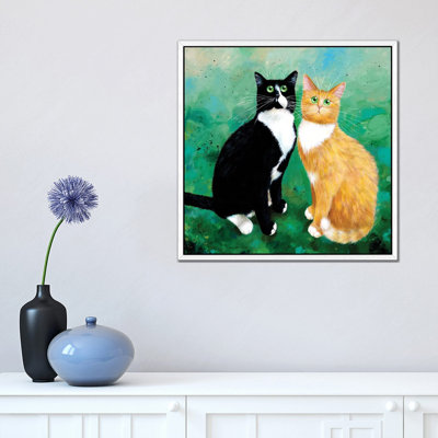Milo And Archie by Kim Haskins - Single Picture Frame Print on Canvas