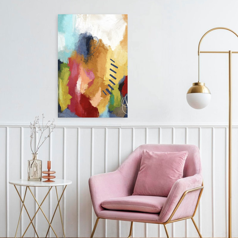 Art abstrait contemporain abstrait abstrait, 24" H x 16" W