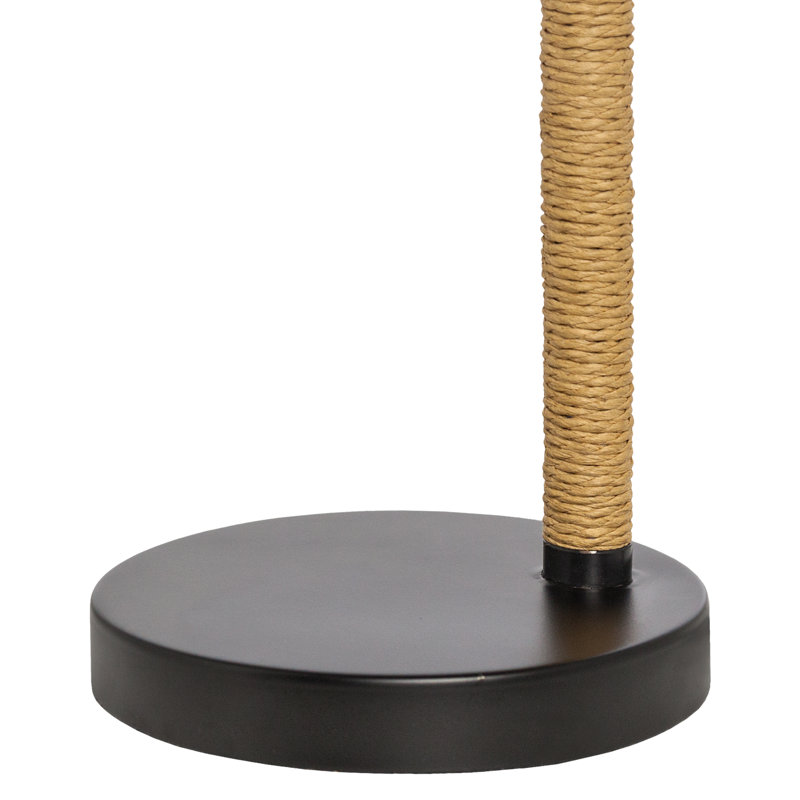 Lampe arquée en métal