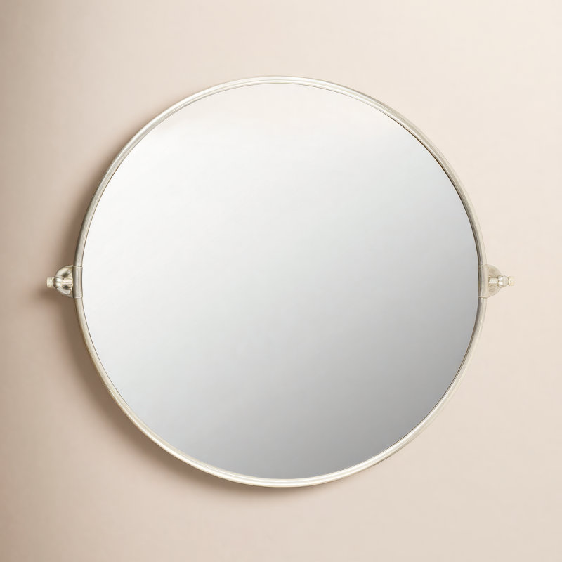 Dara Metal Mirror, 27" H x 31" W x 4" D, Iron