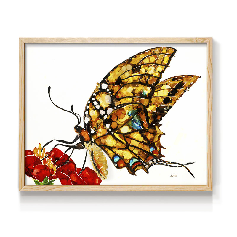 Wings II -Framed Print - Restickable, Naturel, H 11 po x l 14 po