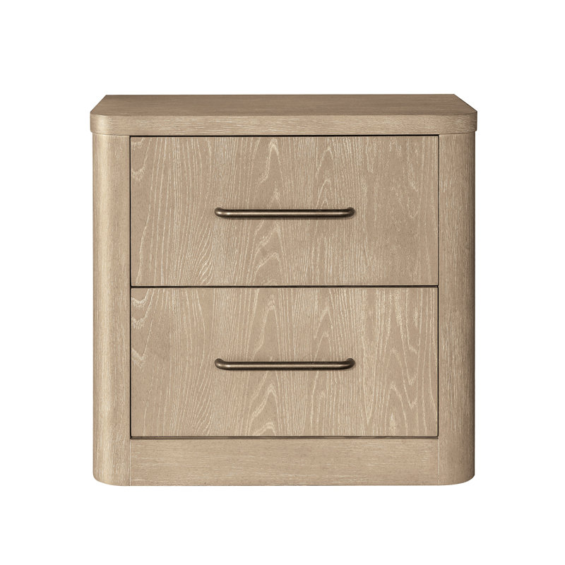 Table de chevet 2 tiroirs Hedrick