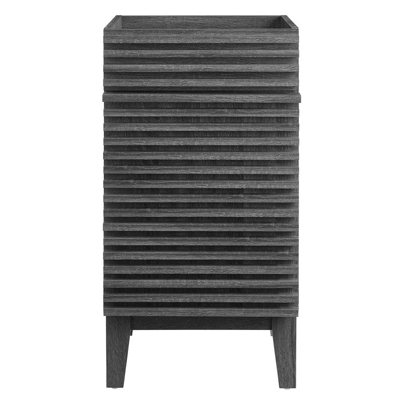 Meuble-lavabo 18 po Modway Render, Gris anthracite