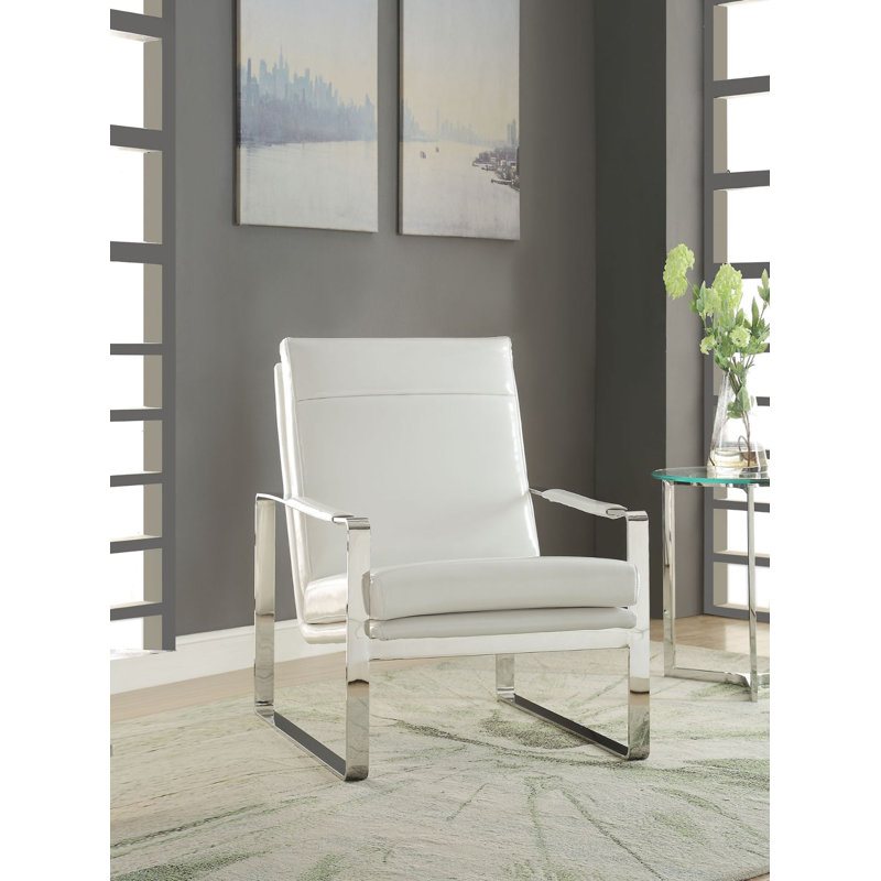 Rayborn Faux Leather Armchair