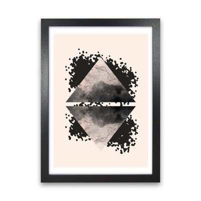 Nude And Black Watercolour 1 by Pixy Paper - Print