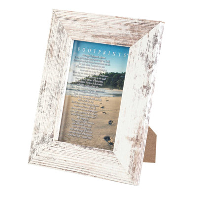 Décoration de table en polystyrène blanc mat / bleu 4 po x 6 po Demaj