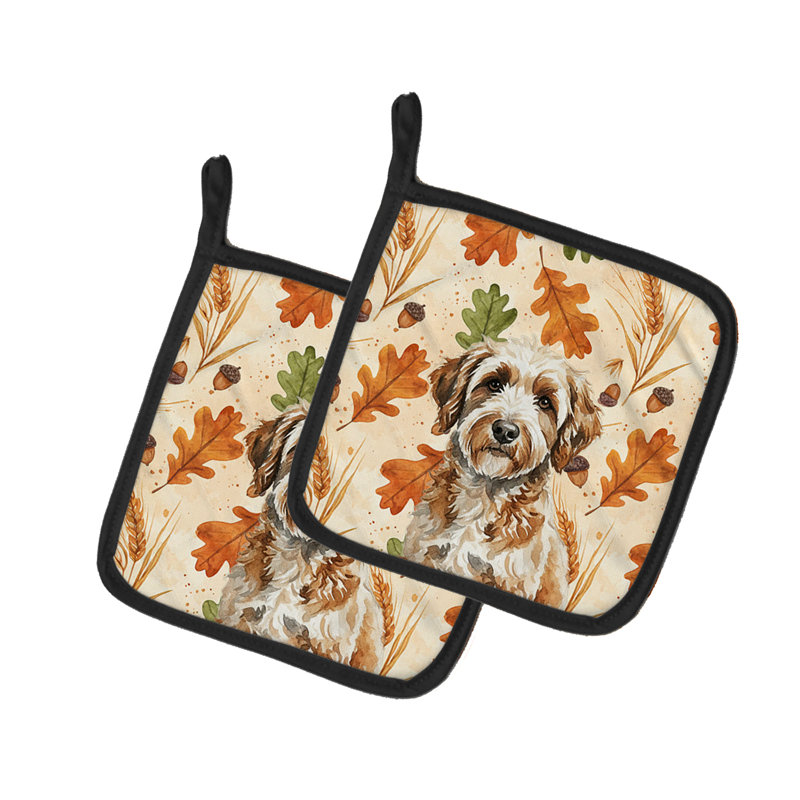 Paire de porte-casseroles Lagotto Romagnolo Heirloom Fall