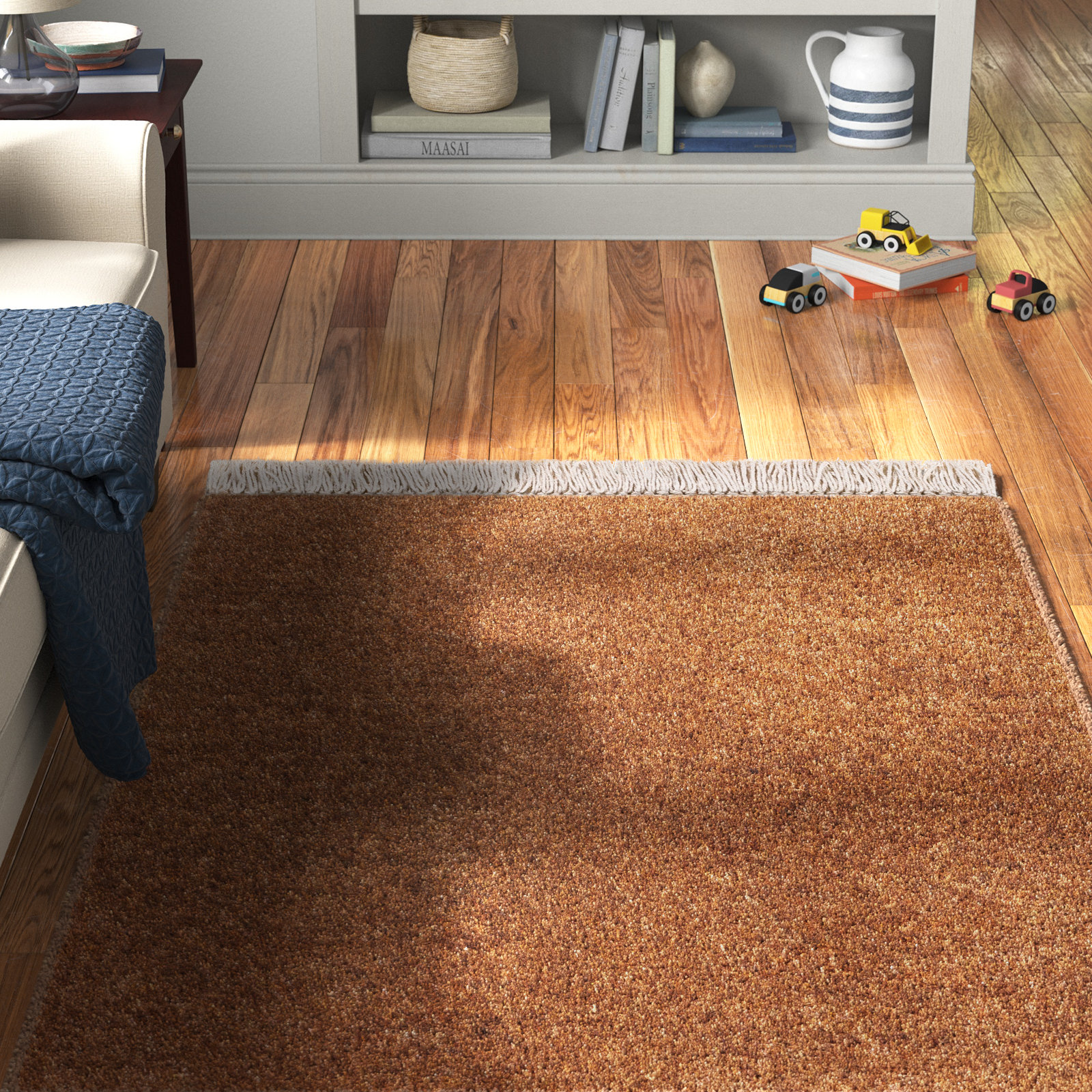 Clio Hand-Loomed Charcoal Wool Rug, Rectangle 9' x 12'